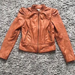 Hinge Genuine Leather Jacket
